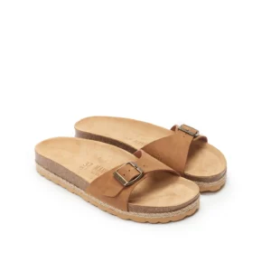 Mandel Cognacbrown Sandel - made with eco-leather